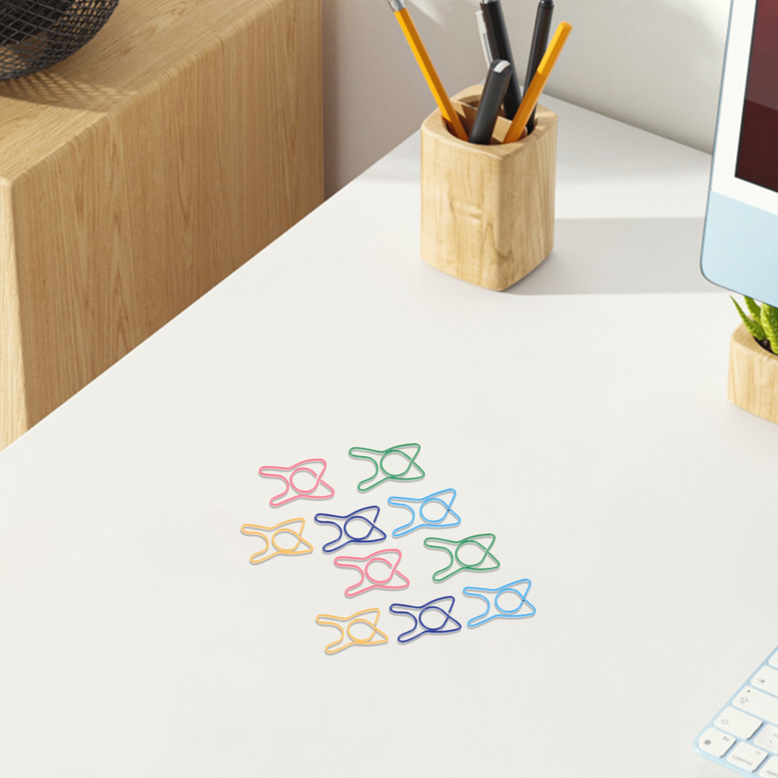 100Pcs Colorful Tooth Shaped P - đánh giá và giá Binder Clip Assorted