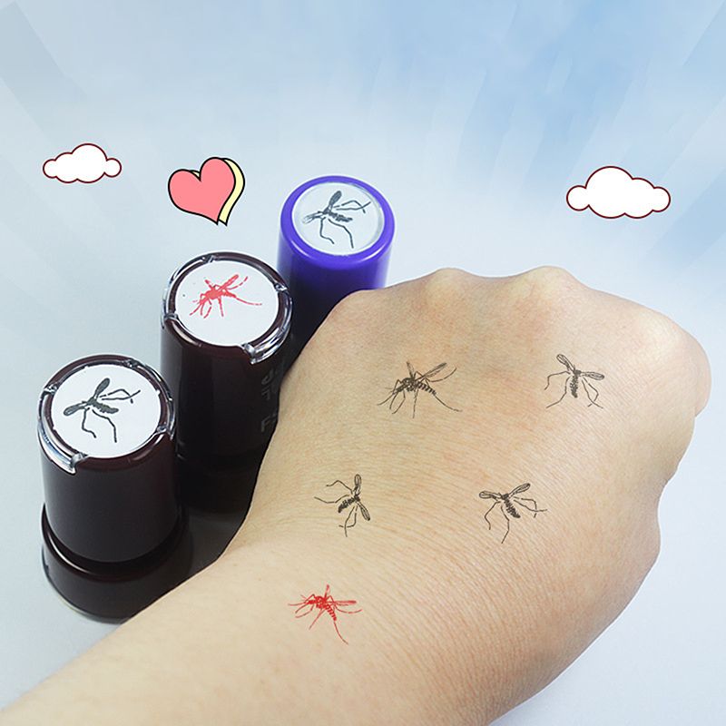 1/4pcs Mosquito Pattern Self-I - đánh giá và giá Self Inking Stamp