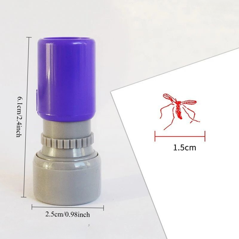 1/4pcs Mosquito Pattern Self-I - đánh giá và giá Self Inking Stamp