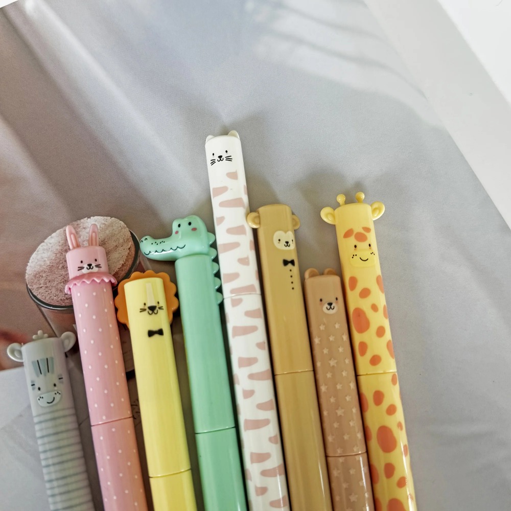 8pcs Kawaii Animal Head Press  - đánh giá và giá Lion Stationery & Office Supply(Kunshan)Co.Ltd