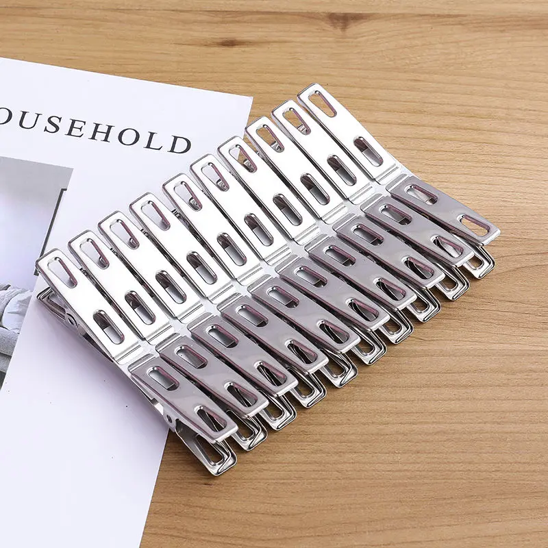 20pcs Stainless Steel Flat Mou - đánh giá và giá Binder Clip Assorted