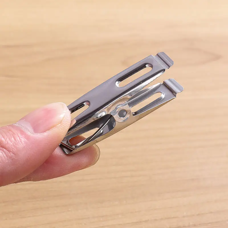 20pcs Stainless Steel Flat Mou - đánh giá và giá Binder Clip Assorted