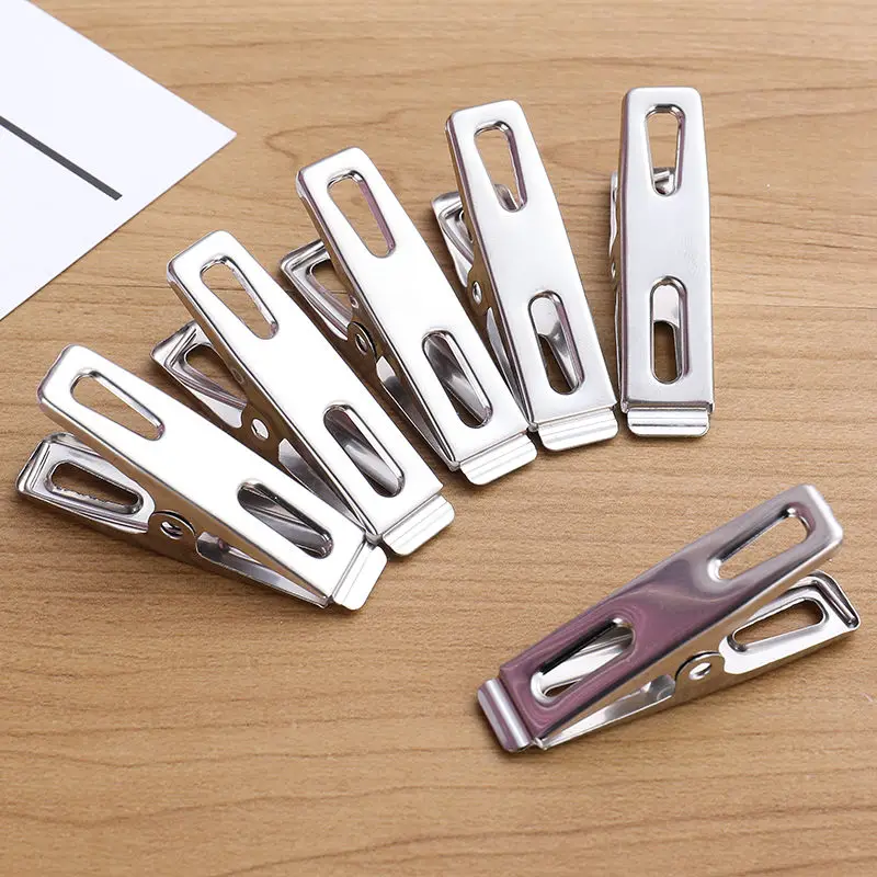 20pcs Stainless Steel Flat Mou - đánh giá và giá Binder Clip Assorted