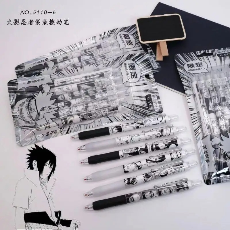 Naruto 6Pcs/set Gel Pen Anime  - đánh giá và giá Fountain Pen Ink