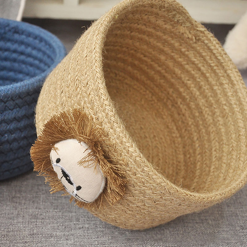Cartoon Lion Woven Storage Bas - đánh giá và giá Lion Stationery & Office Supply(Kunshan)Co.Ltd