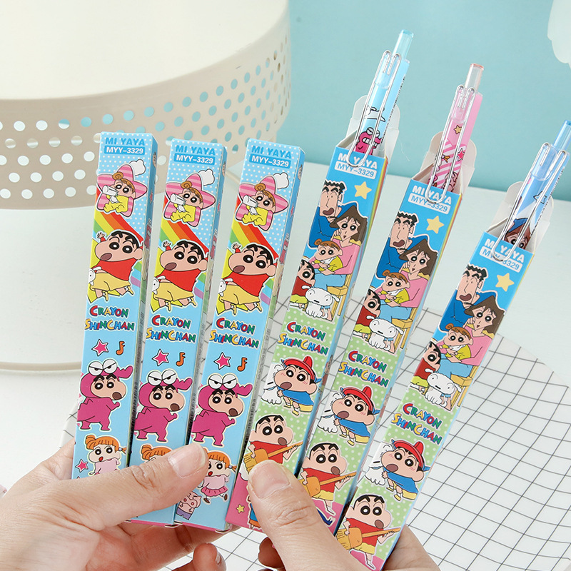6Pcs Cartoon Crayon Shin-Chan  - đánh giá và giá Stationery Supplier