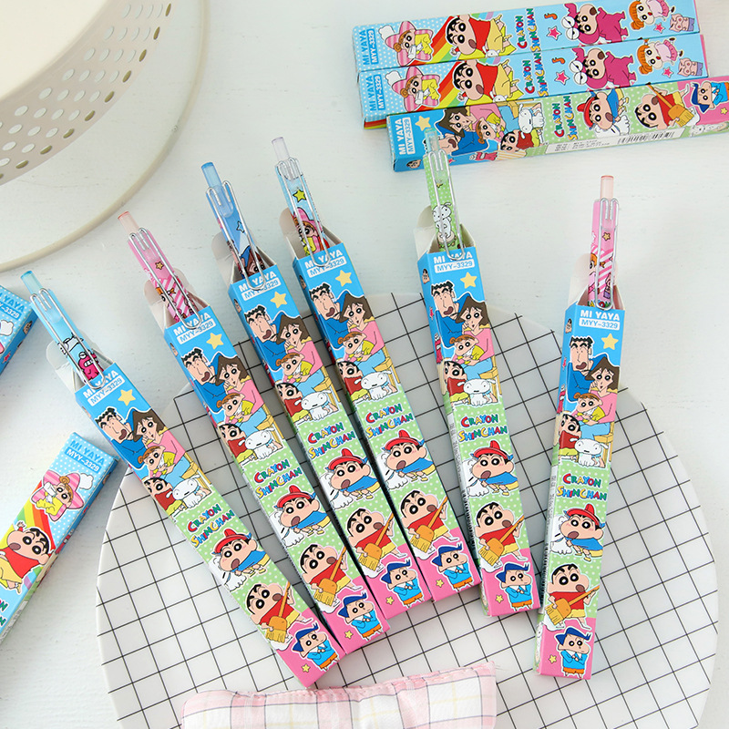 6Pcs Cartoon Crayon Shin-Chan  - đánh giá và giá Stationery Supplier