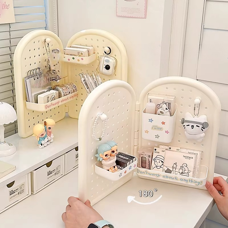 Cute Foldable Corner Pegboard  - đánh giá và giá Ideal Stationery & Office Supply