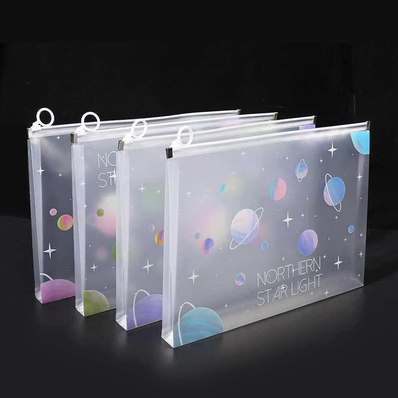 4/12pcs A4 Space Zipper Folder - đánh giá và giá Office Stationery And Supply