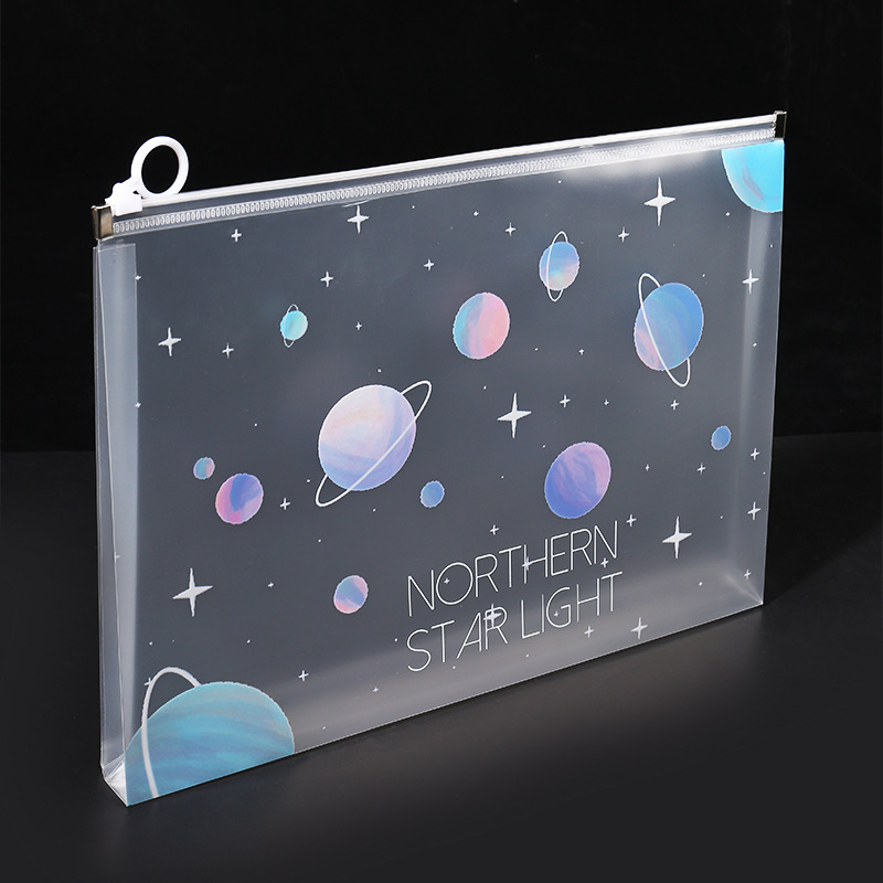 4/12pcs A4 Space Zipper Folder - đánh giá và giá Office Stationery And Supply